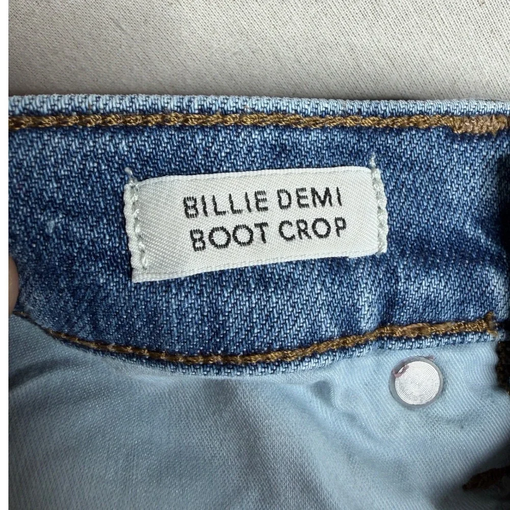 J. Crew Billie Demi Boot Crop‎ Jeans size 25 Blue